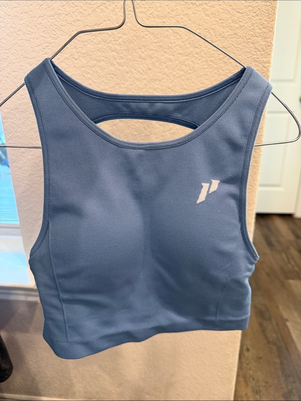 1st Phorm High-Neck Light Blue Sports Bra XS/S